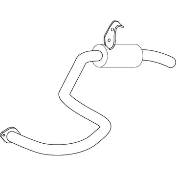 Redback Muffler for Toyota Landcruiser (01/1992 - 01/1998) - Brixton 4x4 - Buy Online Now!